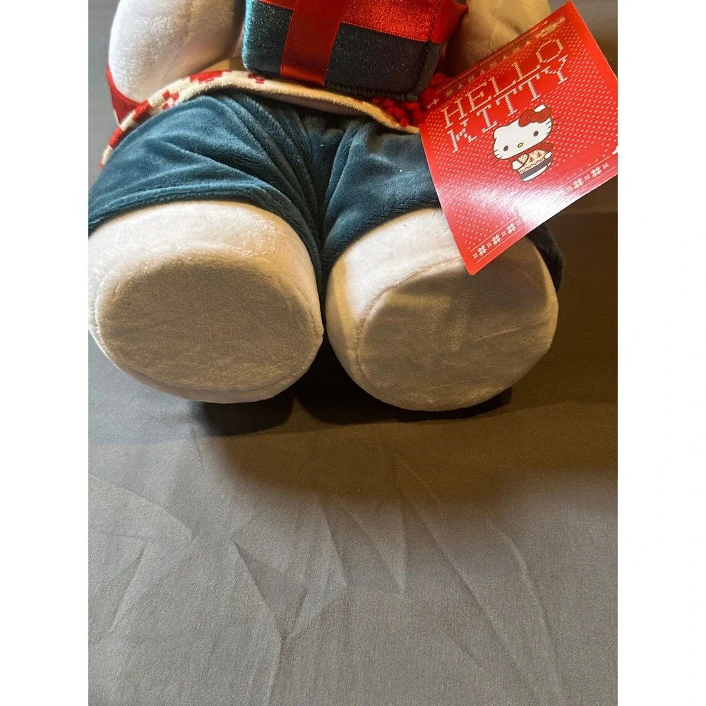 Hello Kitty Holiday Greeter‎ Plush Gemmy Sanrio Christmas Sweater Gift Box 2025